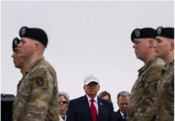 Trump and Gulf troops