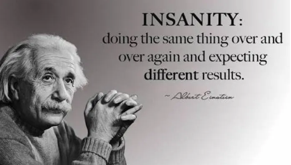 Insanity quote Einstein