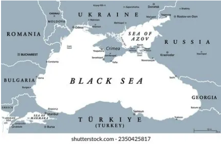 Black Sea map