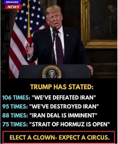 Trump Titanic, Iran Iceberg