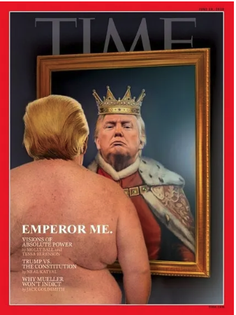 Emperor Trump mirror
