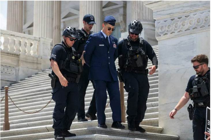 Maj. Jason Watson USAF arrested for opposing Trump admin